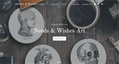 Desktop Screenshot of needsandwishesart.com