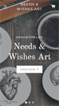 Mobile Screenshot of needsandwishesart.com